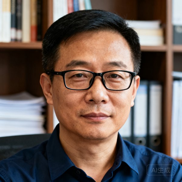 华体会HTH创始人兼CEO张远航的头像照片，一位四十岁左右的中国男性，戴着黑框眼镜，穿着深蓝色衬衫，背景是办公室书架，表情沉稳自信